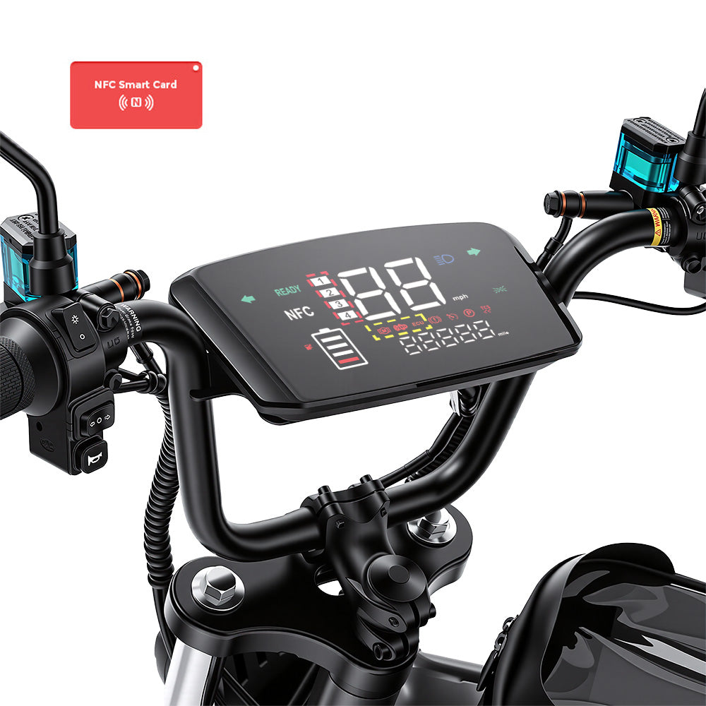 iScooter DX5 Electric Bike with Seat & Large Basket