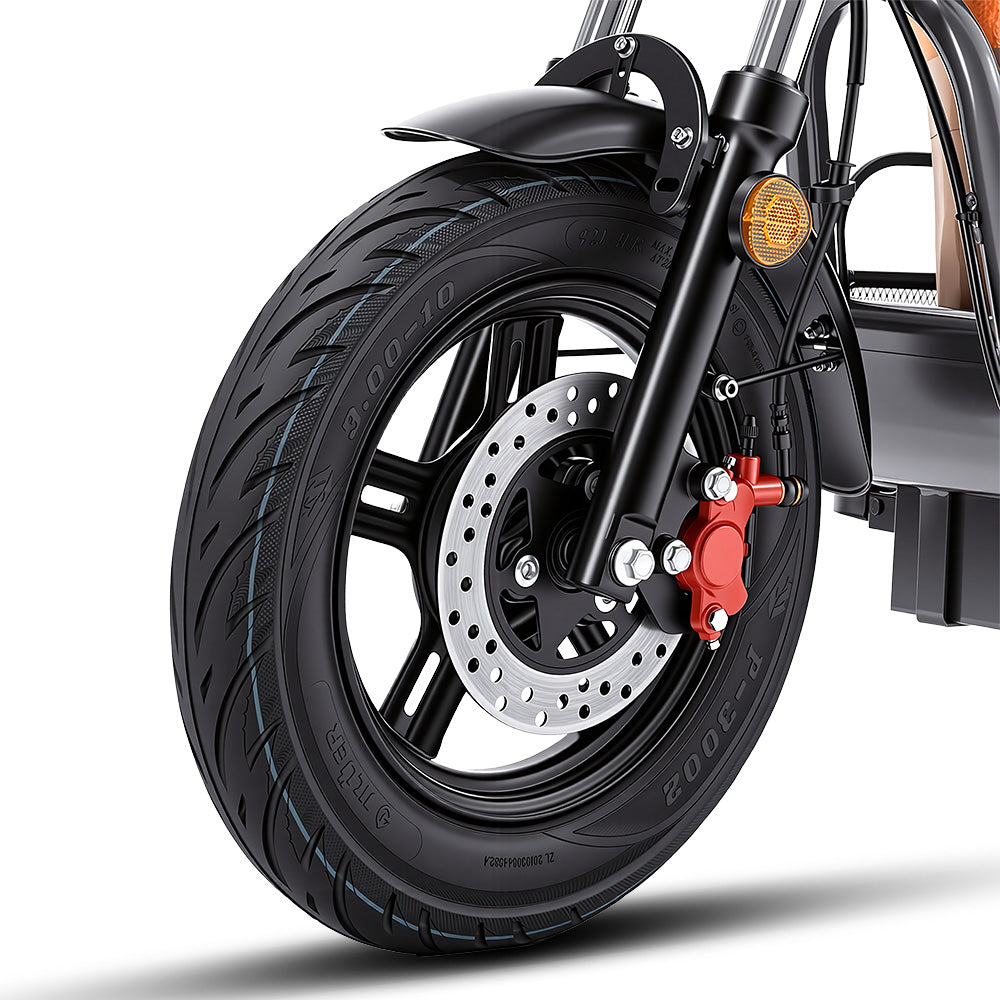 iScooter DX5 Electric Bike with Seat & Large Basket