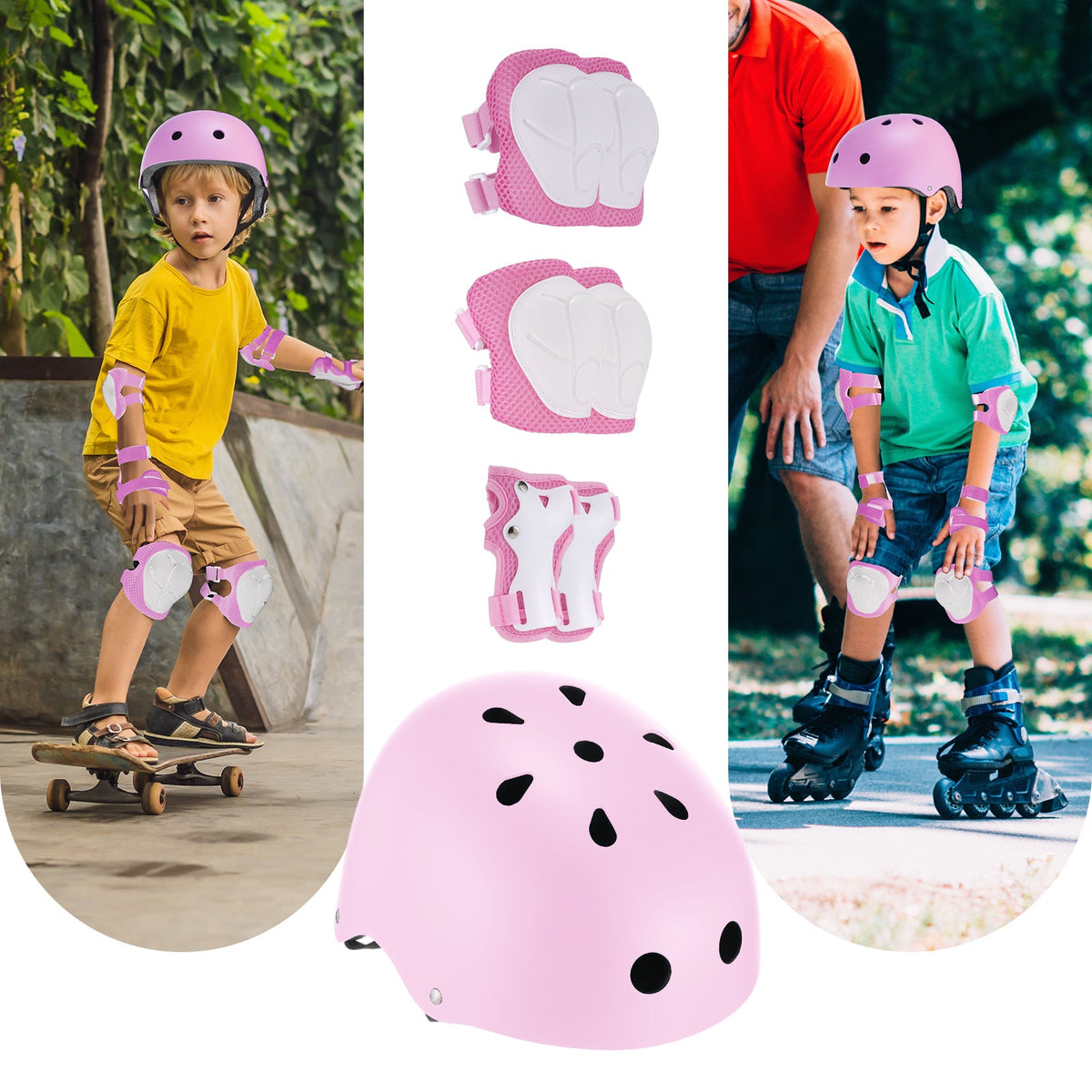 iScooter Pink Kids Stylish Helmet