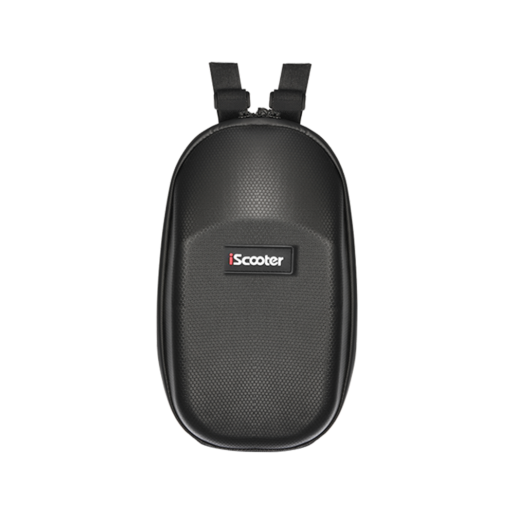 Black Storage Bag for iScooter Electric Scooter Head (Waterproof leather and zipper)