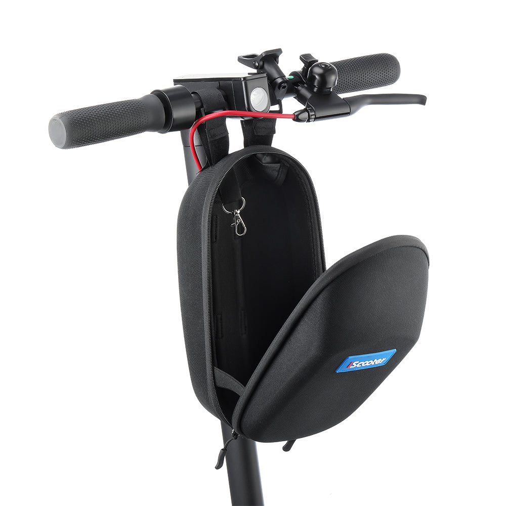 Black Storage Bag for iScooter Electric Scooter Head (General fabric and zipper)