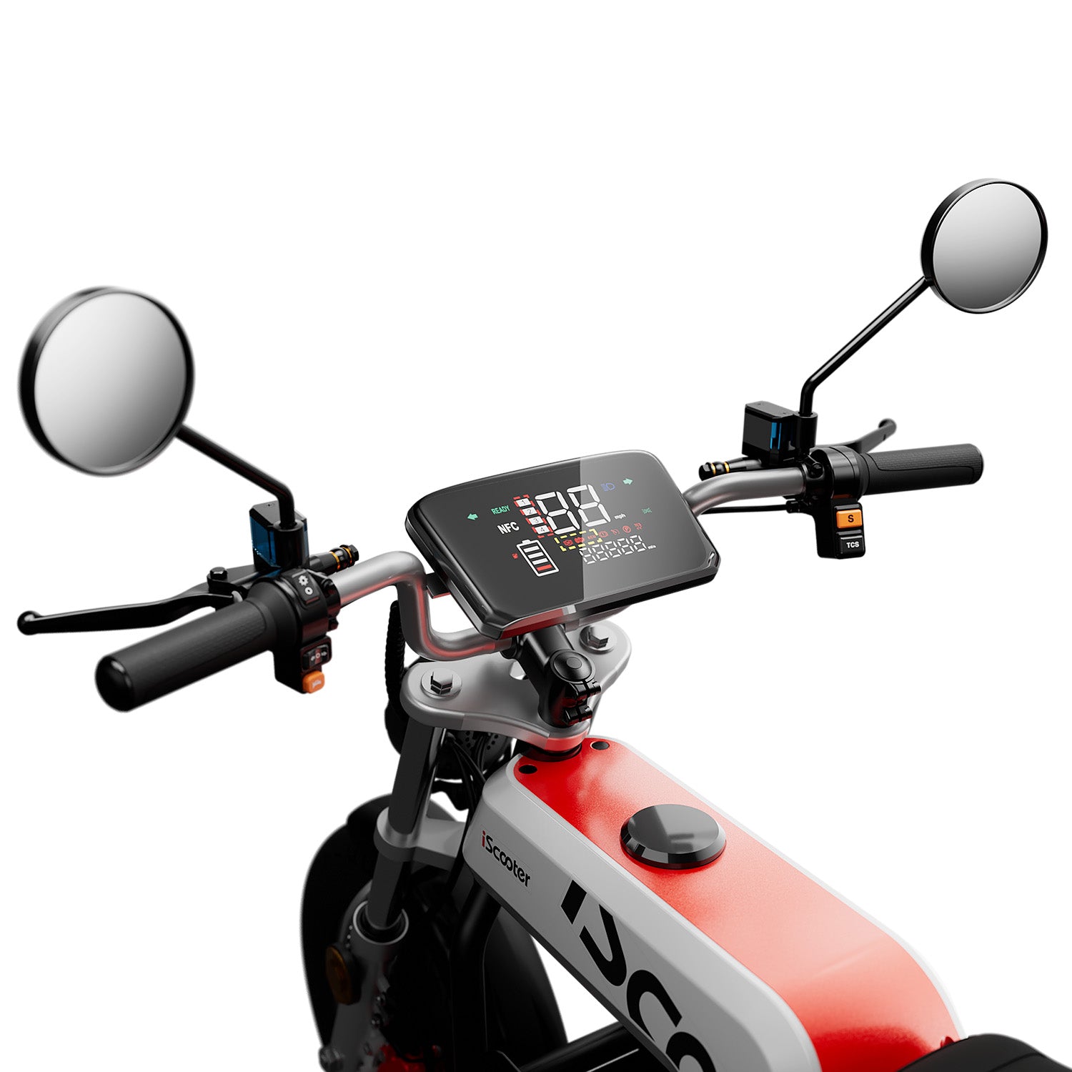 iScooter DX5Pro Electric Bike with Seat & Large Basket