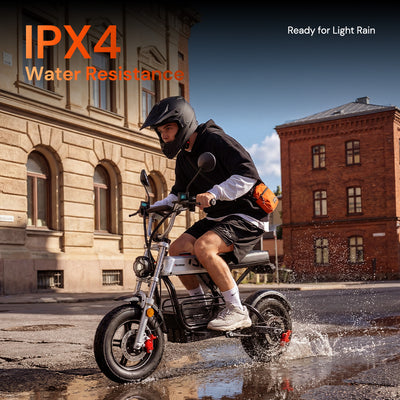 iScooter DX5Pro Electric Bike with Seat & Large Basket
