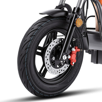 iScooter DX5 Electric Bike with Seat & Large Basket