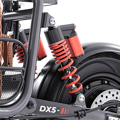 iScooter DX5 Electric Bike with Seat & Large Basket