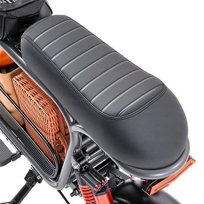 iScooter DX5 Electric Bike with Seat & Large Basket
