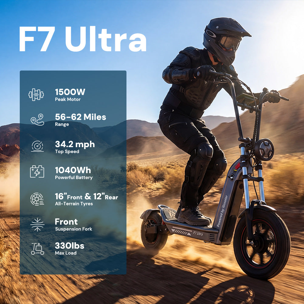 iScooter F7Ultra All-Terrain Electric Scooter