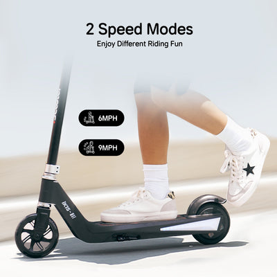 iScooter iK1S Kids Electric Scooter with Colorful Flashing Wheels