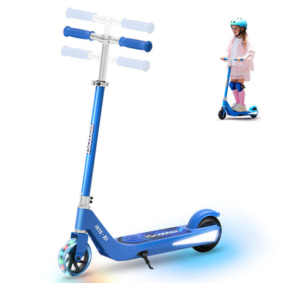iScooter iK1S Kids Electric Scooter with Colorful Flashing Wheels