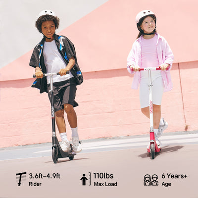 iScooter iK1S Kids Electric Scooter with Colorful Flashing Wheels