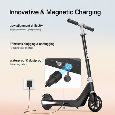 iScooter iK1S Kids Electric Scooter with Colorful Flashing Wheels