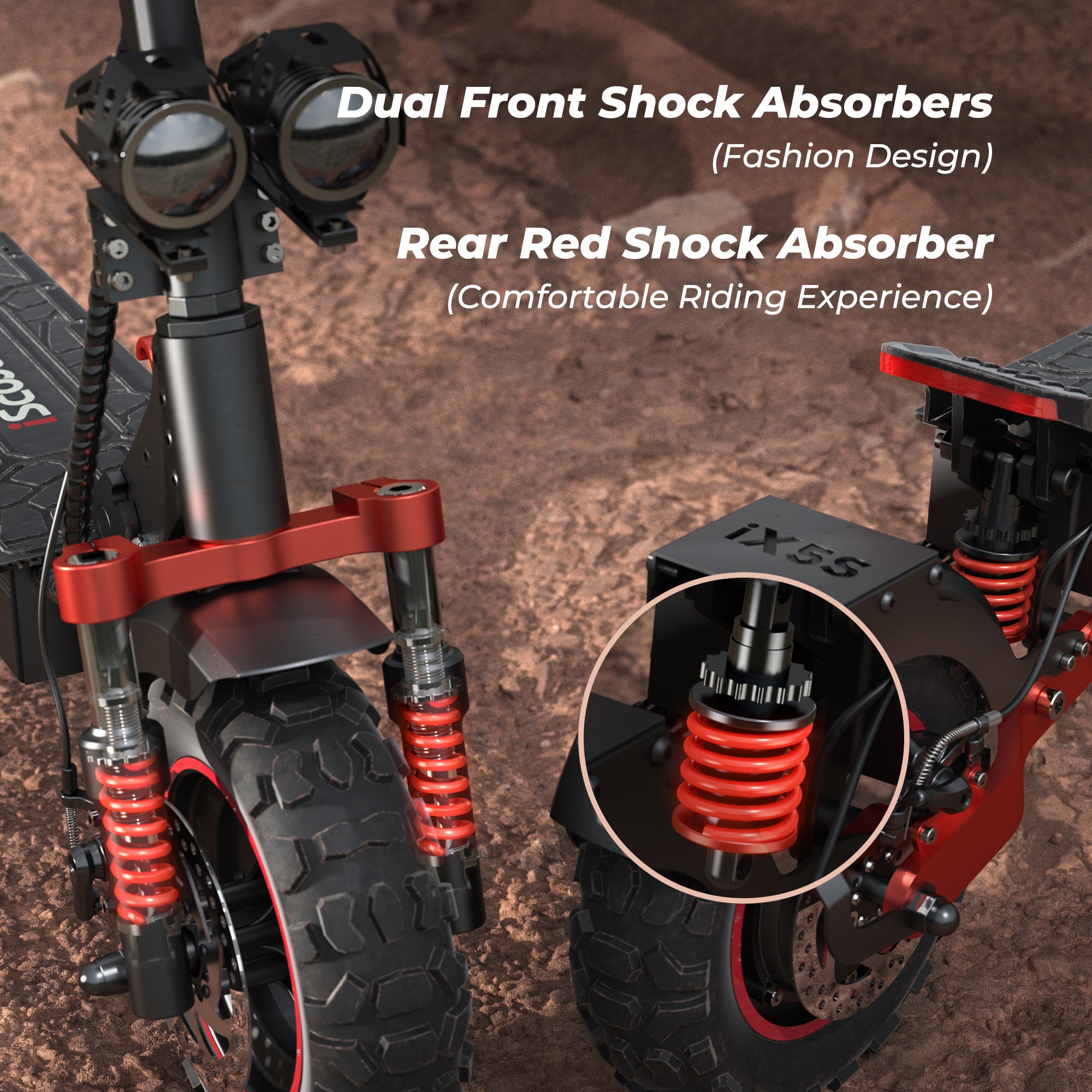 iScooter iX5S Off Road Electric Scooter