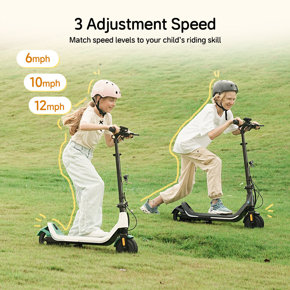 iScooter iK5 Kids Electric Scooter with Foldable & Front Spring Suspension