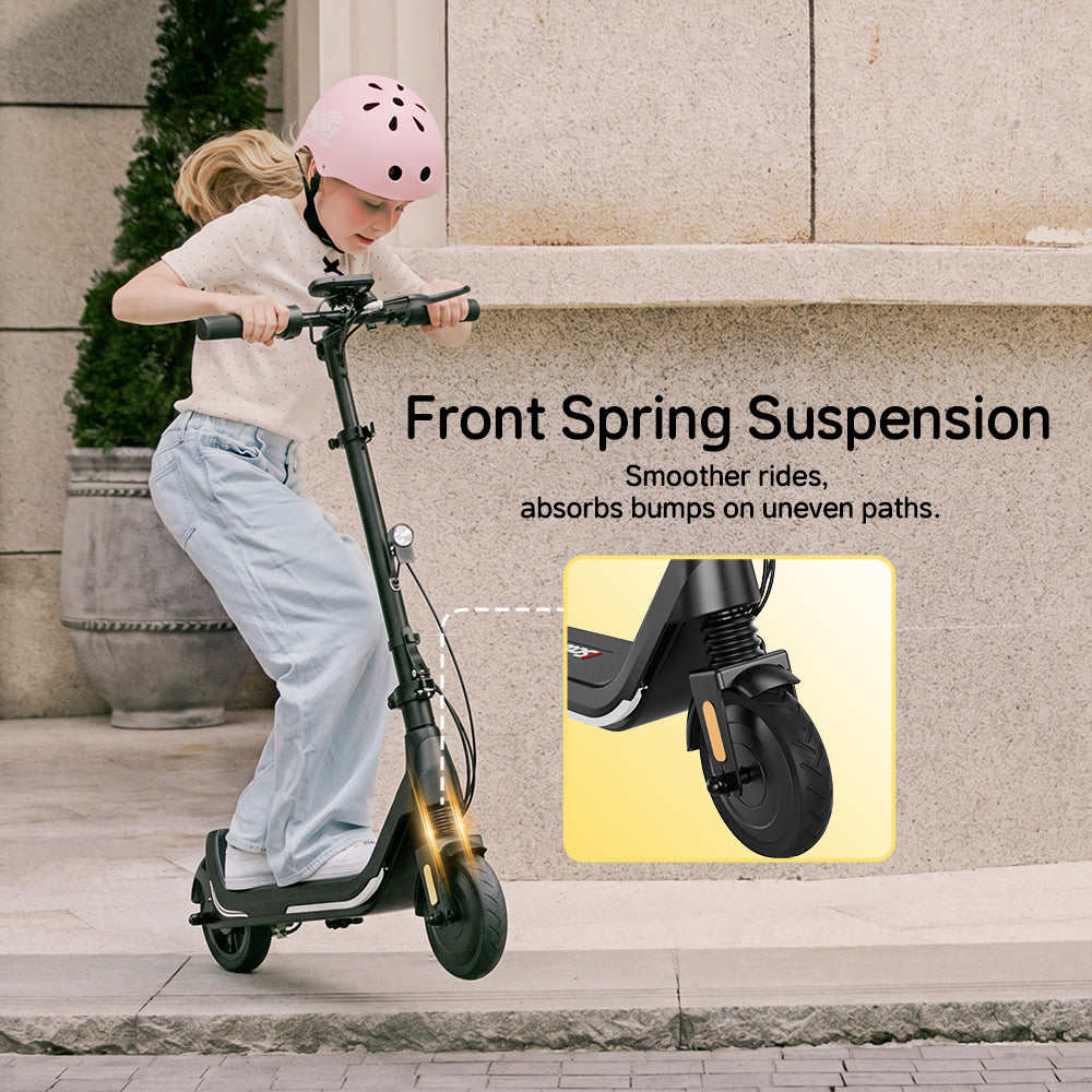 iScooter iK5 Kids Electric Scooter with Foldable & Front Spring Suspension