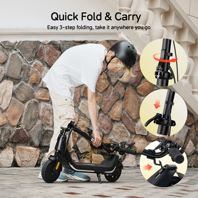 iScooter iK5 Kids Electric Scooter with Foldable & Front Spring Suspension