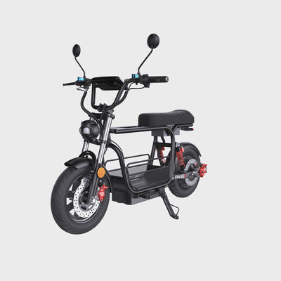 iScooter DX5 Electric Bike with Seat & Large Basket