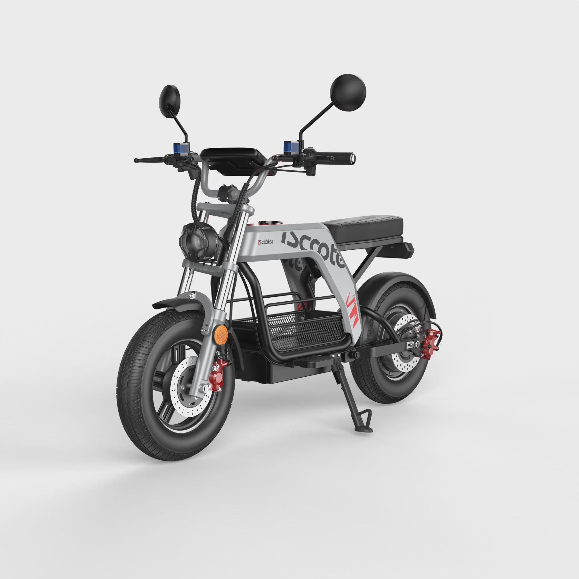 iScooter DX5Pro Electric Bike with Seat & Large Basket