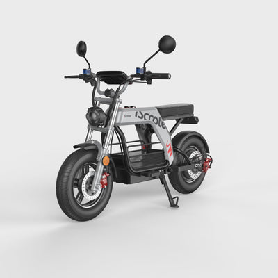 iScooter DX5Pro Electric Bike with Seat & Large Basket